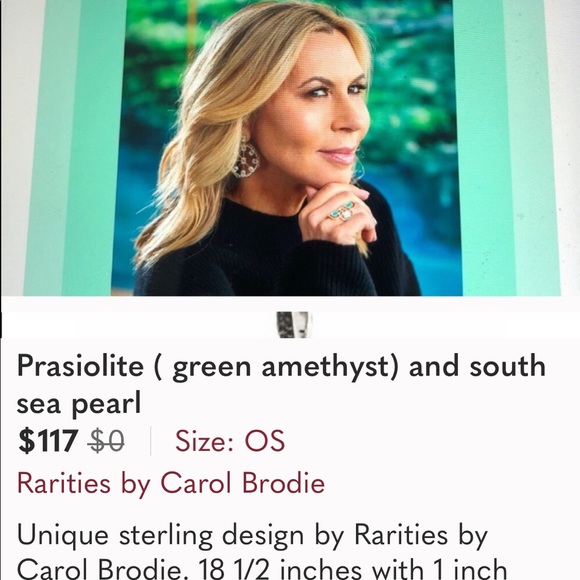 Turquoise and black spinel stretch bracelet, 7 in. Wrist. NWOT - Picture 9 of 9